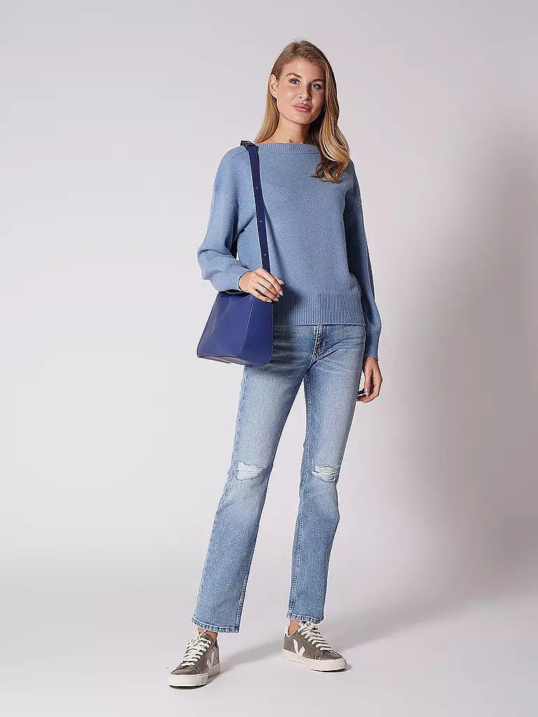 MEGGY K MUNICH | Ledertasche - Umhängetasche LEON | blau