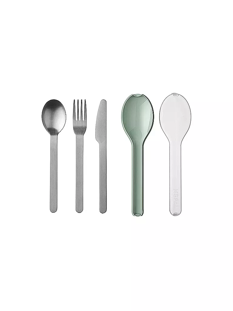 MEPAL | Besteckset ELLIPSE 3-teilig Nordic Sage | grün