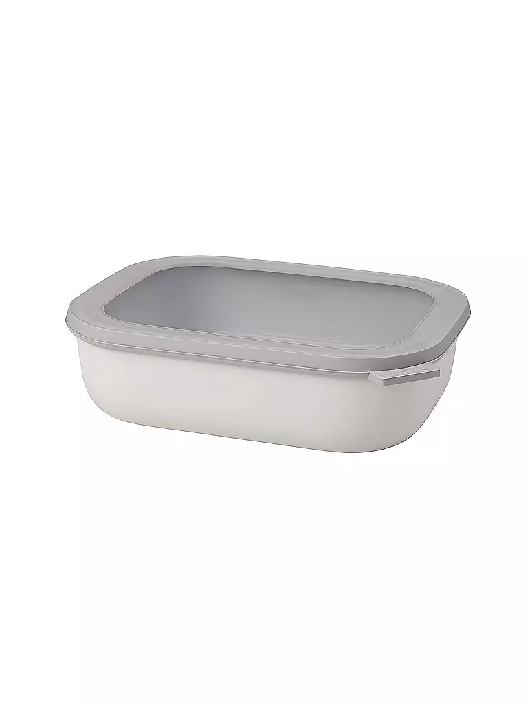 MEPAL | Frischhaltedose - Multibowl Cirqula flach 2l  Nordic White | creme