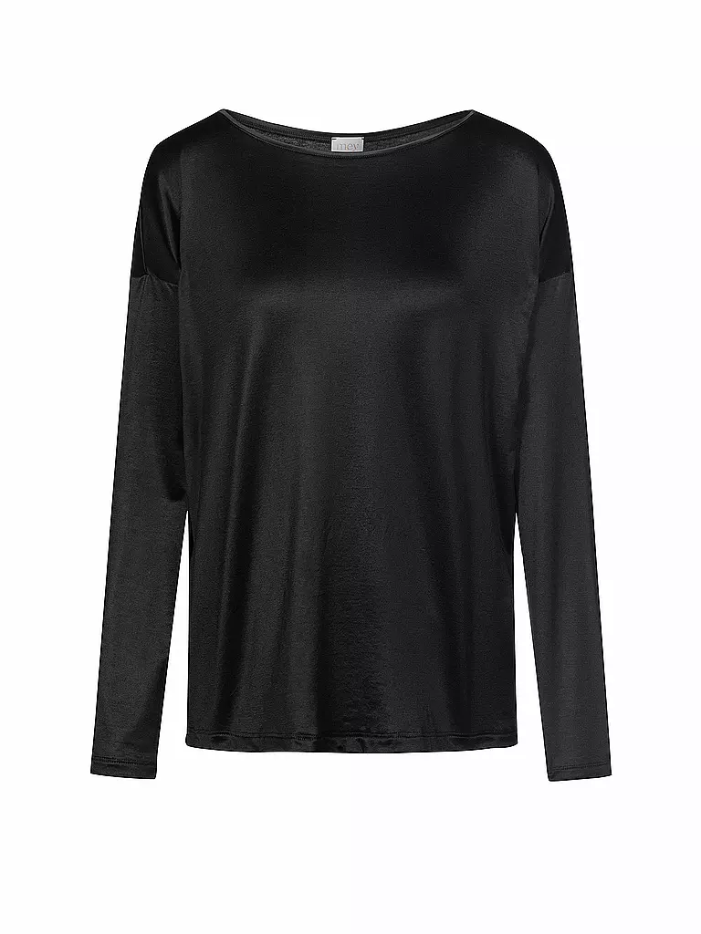 MEY | Langarmshirt NIGHT GLOW black | schwarz