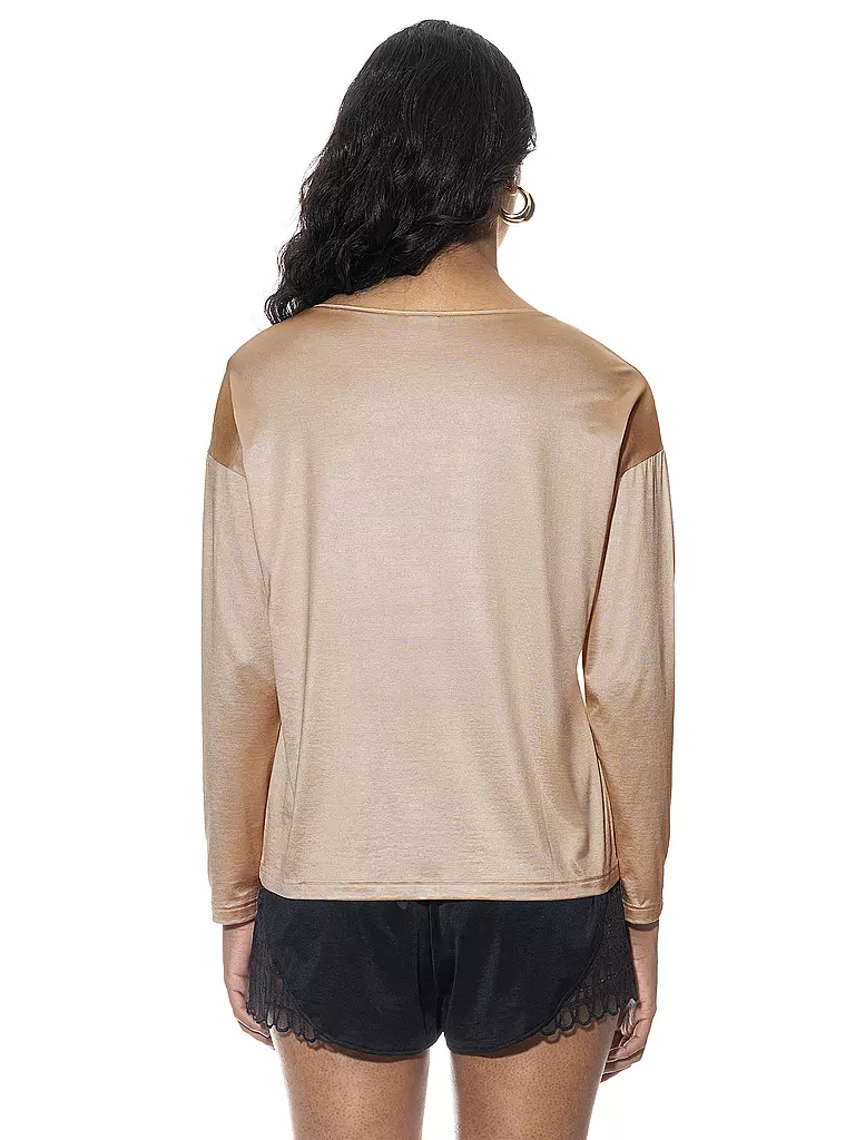 MEY | Langarmshirt NIGHT GLOW sandcastle | beige