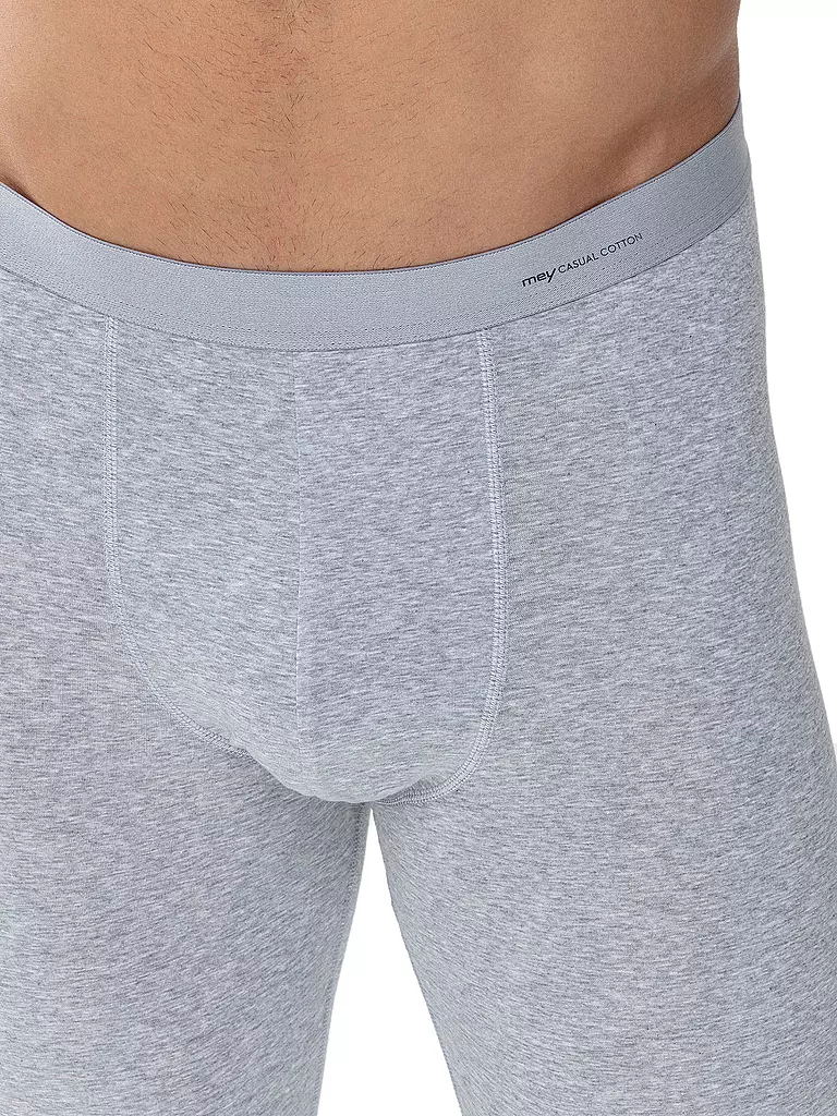 MEY | Lange Unterhose light grey melange | hellgrau