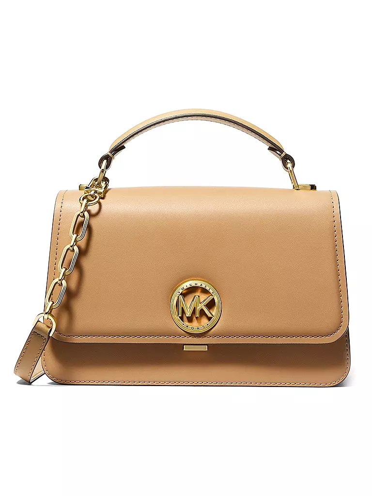 MICHAEL KORS | Ledertasche - Henkeltasche DELANCEY Medium | camel