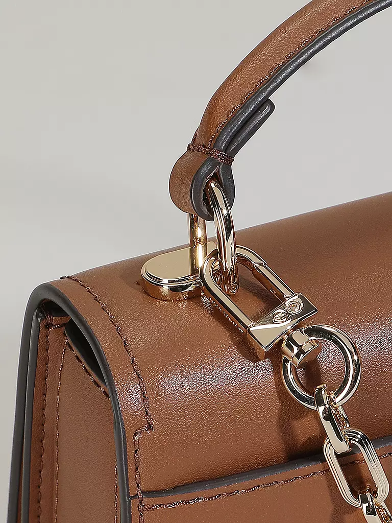 MICHAEL KORS | Ledertasche - Henkeltasche DELANCY | camel