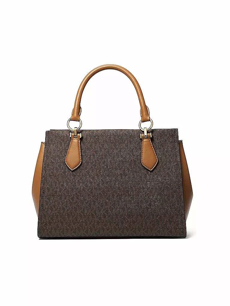 MICHAEL KORS | Ledertasche - Henkeltasche MARILYN Medium | braun