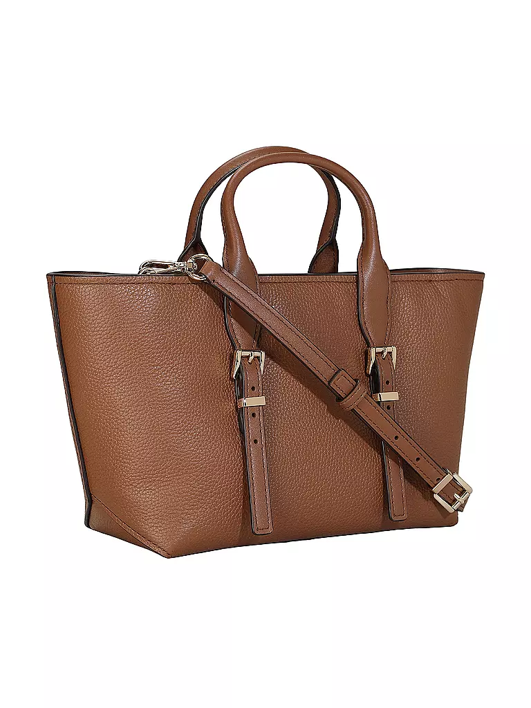 MICHAEL KORS | Ledertasche - Henkeltasche MOORE Small | camel