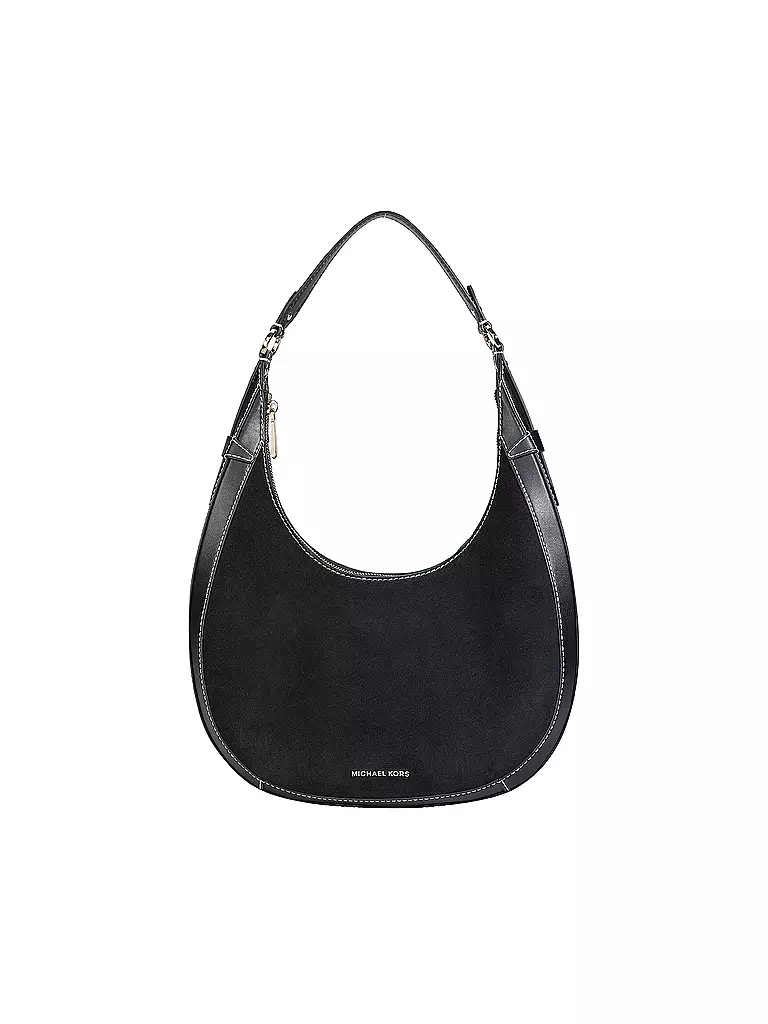 MICHAEL KORS | Ledertasche - Hobo CRESCENT Large   | schwarz