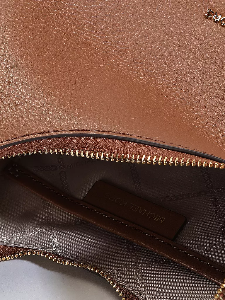 MICHAEL KORS | Ledertasche - Hobo PRESTON Large | braun