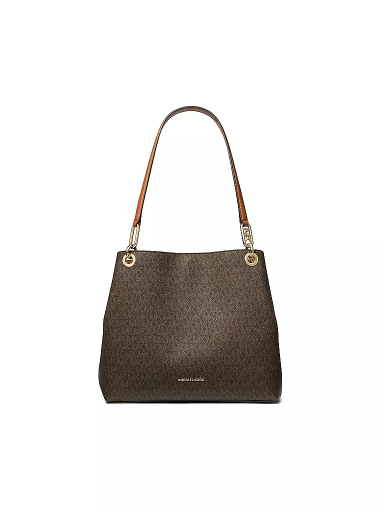 MICHAEL KORS | Ledertasche - Umhängetasche KENSINGTON Large | creme