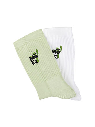 MOEA | Socken 2er Pack 36/40 cactus white