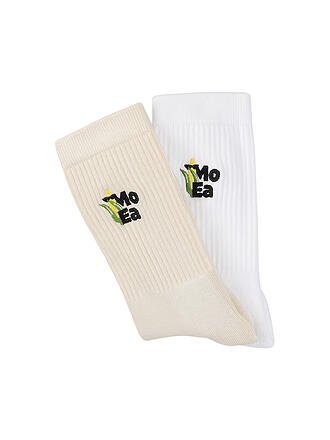 MOEA | Socken 2er Pack 36/40 beige white