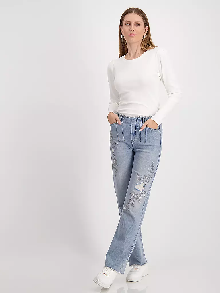 MONARI | Jeans Wide Fit | blau