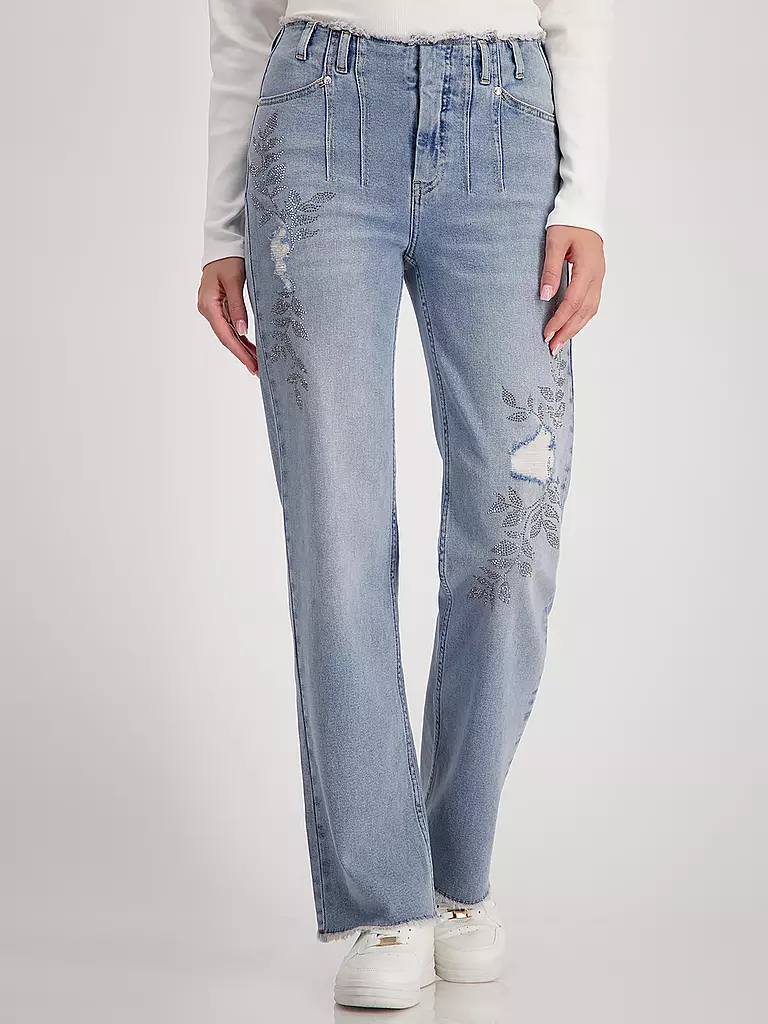 MONARI | Jeans Wide Fit | blau