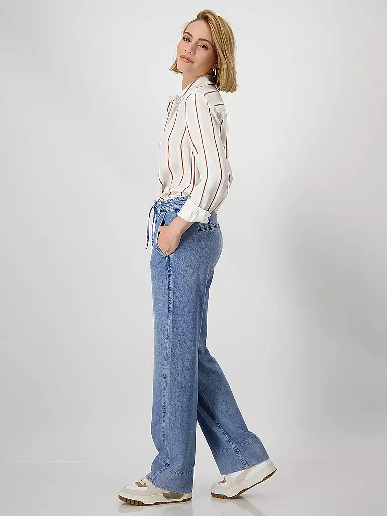 MONARI | Jeans Wide Leg Fit  | blau