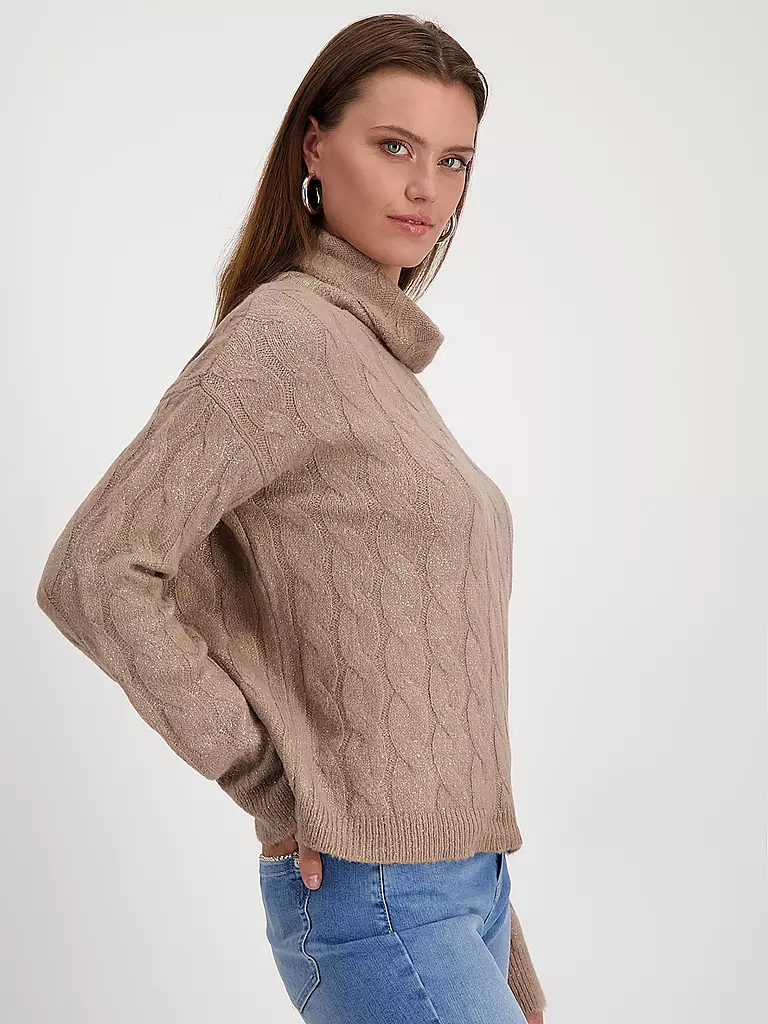 MONARI | Rollkragenpullover | beige