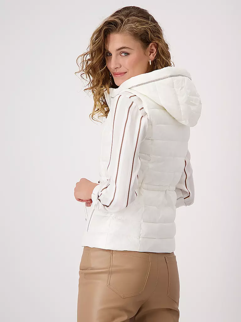 MONARI | Steppgilet  | creme