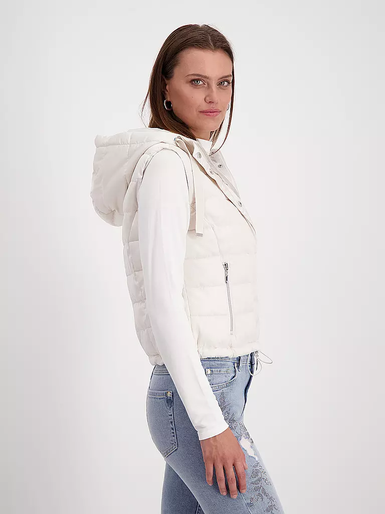 MONARI | Steppgilet | creme