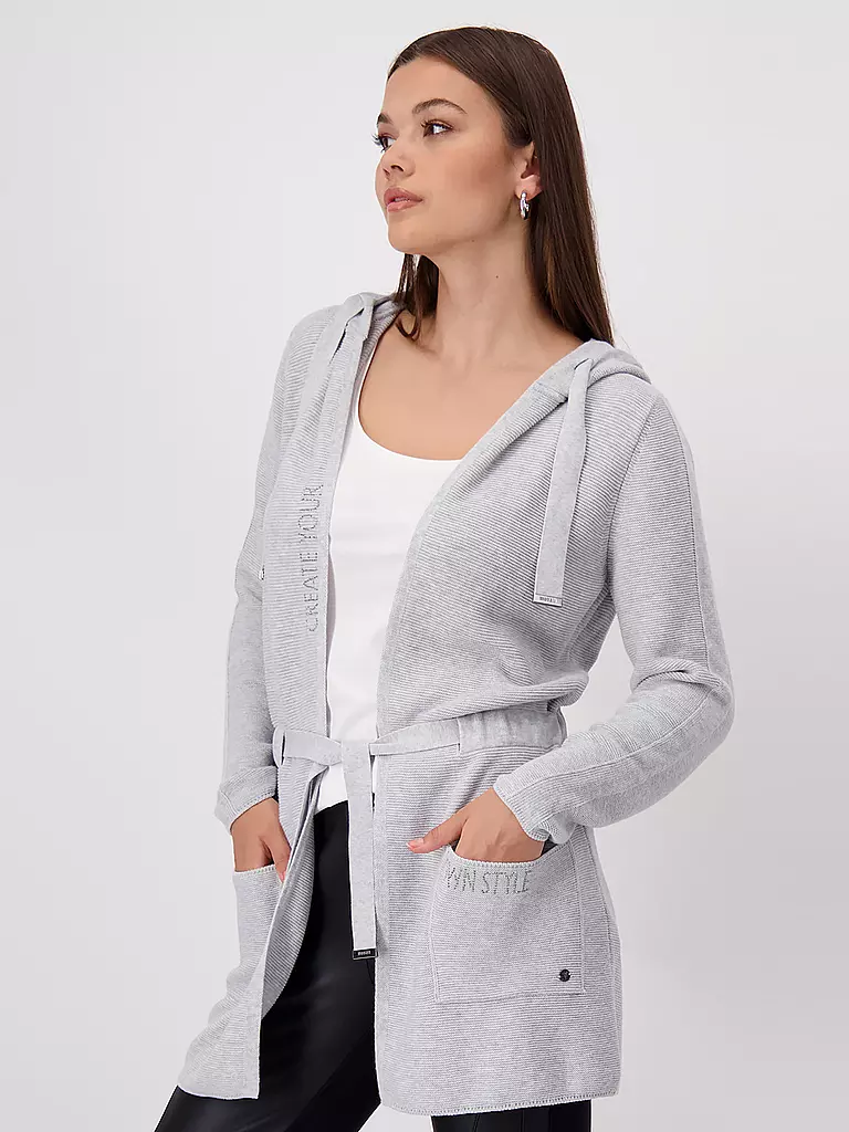 MONARI | Strickjacke | grau