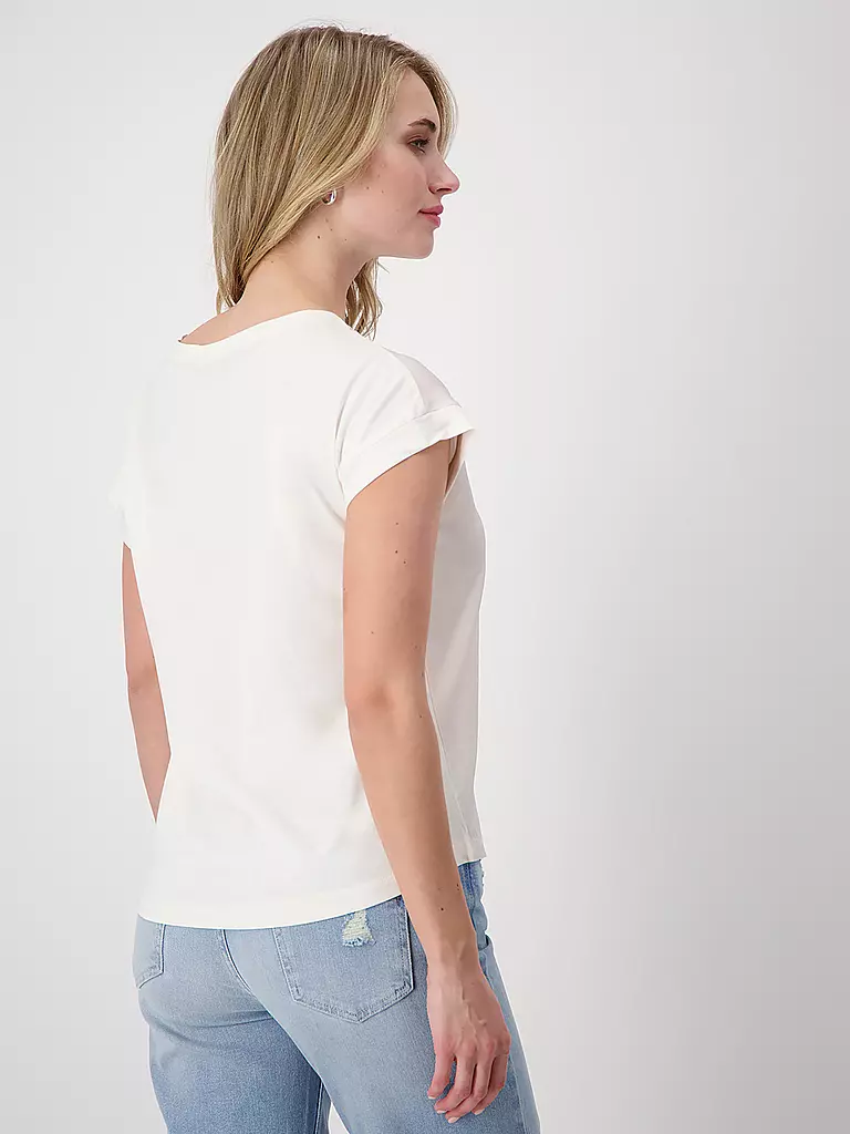 MONARI | T-Shirt  | creme