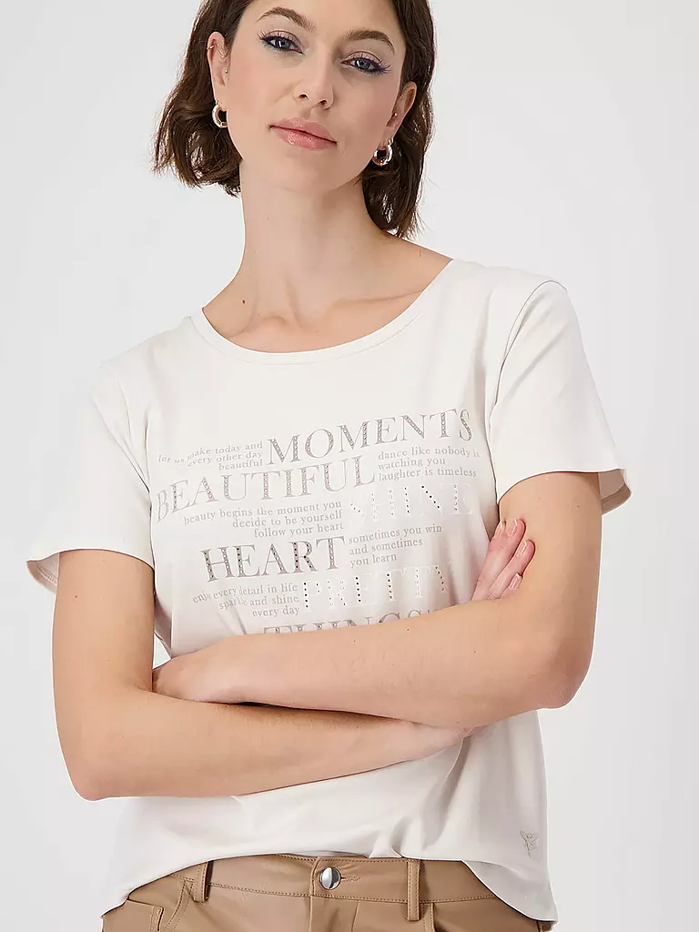 MONARI | T-Shirt  | beige