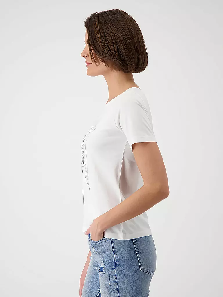 MONARI | T-Shirt  | creme