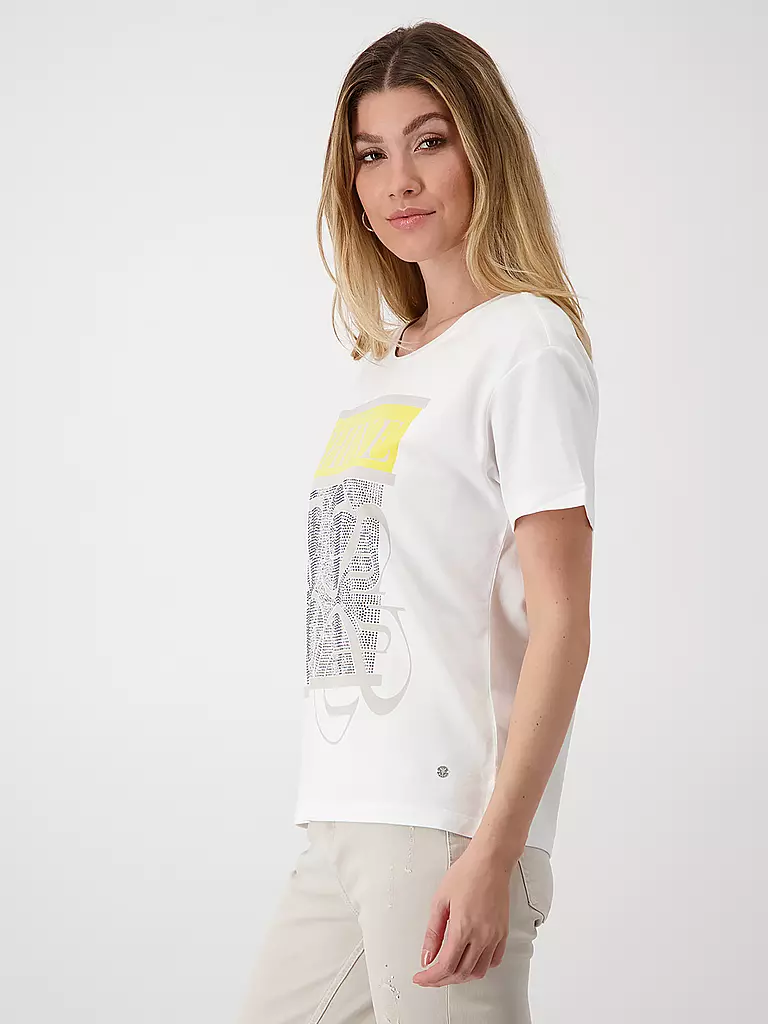 MONARI | T-Shirt  | creme