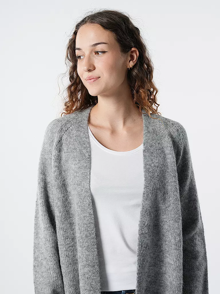 MOS MOSH | Strickjacke MMTHORA | grau