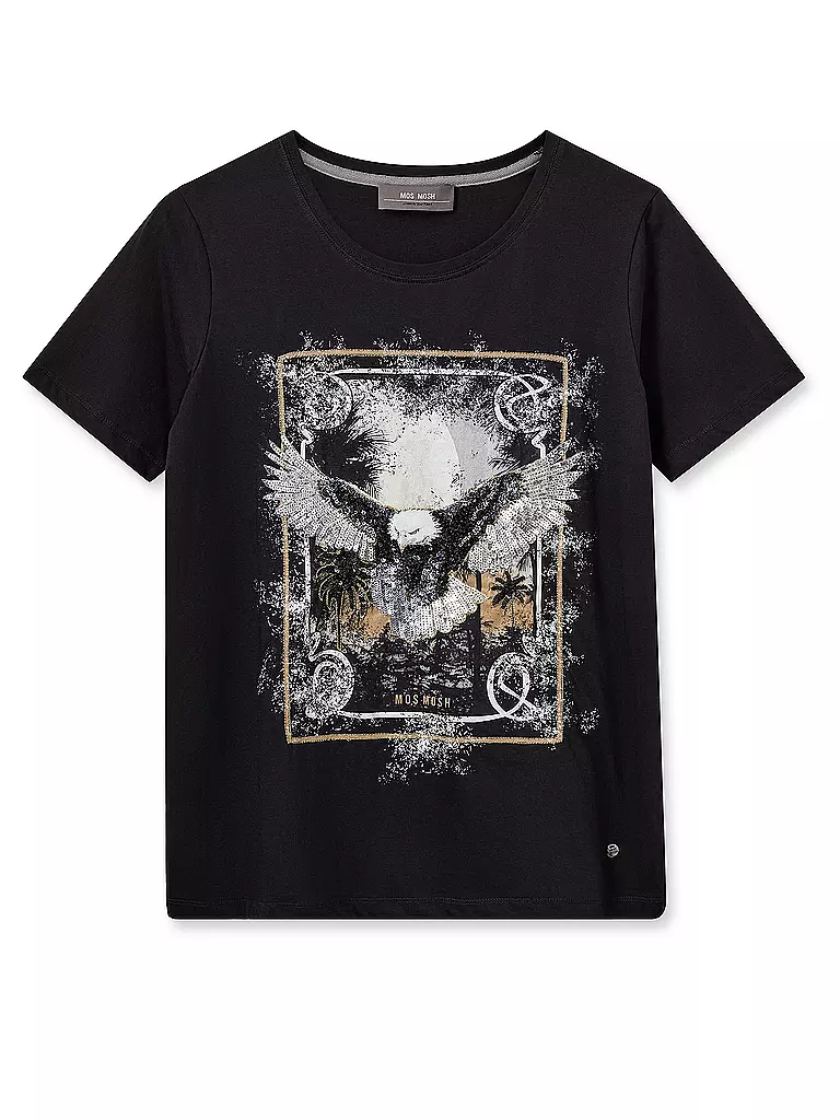 MOS MOSH | T-Shirt MMELLI | schwarz