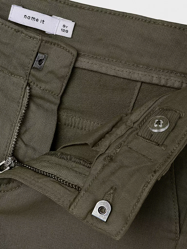 NAME IT |  Jungen Cargohose NKMRYAN | olive