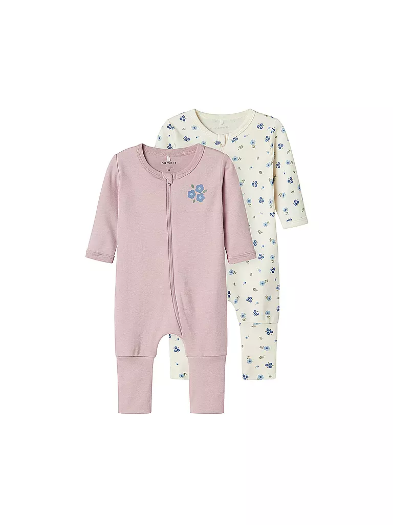 NAME IT | Baby Schlafanzug NBFNIGHTSUIT 2er Pkg. | creme