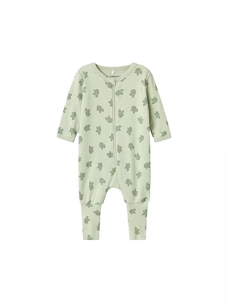 NAME IT | Baby Schlafanzug NBMNIGHTSUIT 2er Pkg. | hellgrün