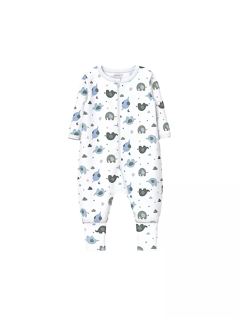 NAME IT | Baby Schlafoverall 2er Pkg NBMNIGHTSUIT | hellblau