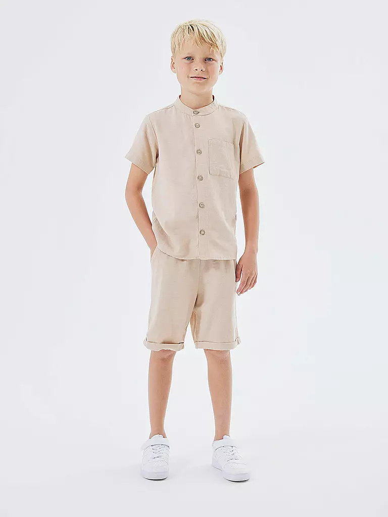 NAME IT | Jungen Shorts NKMFAHER | beige