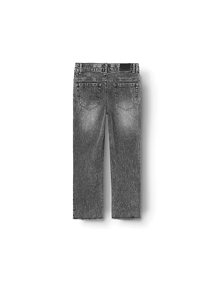 NAME IT | Mädchen Jeans Straight Fit NKFROSE  | grau