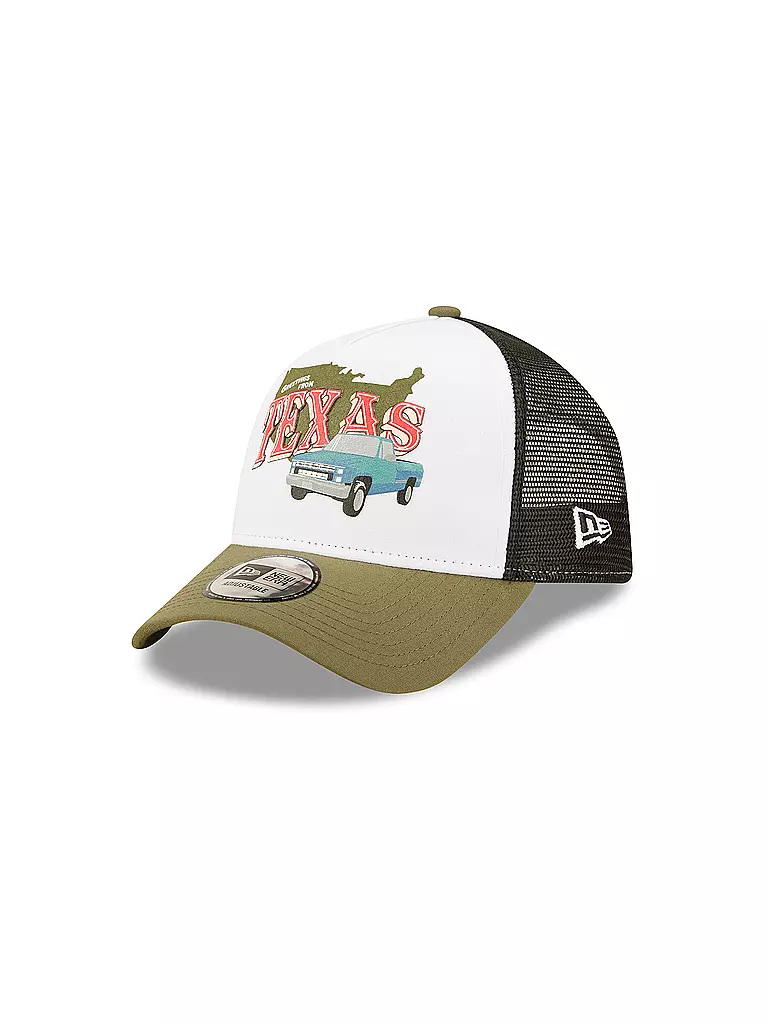 NEW ERA | Kappe US STATE WORDMARK TRUCKER | olive