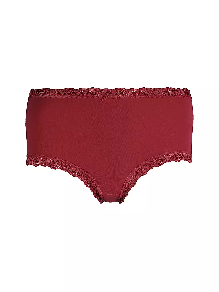 NINA VON C | Slips 3er Pkg. red berrie | schwarz