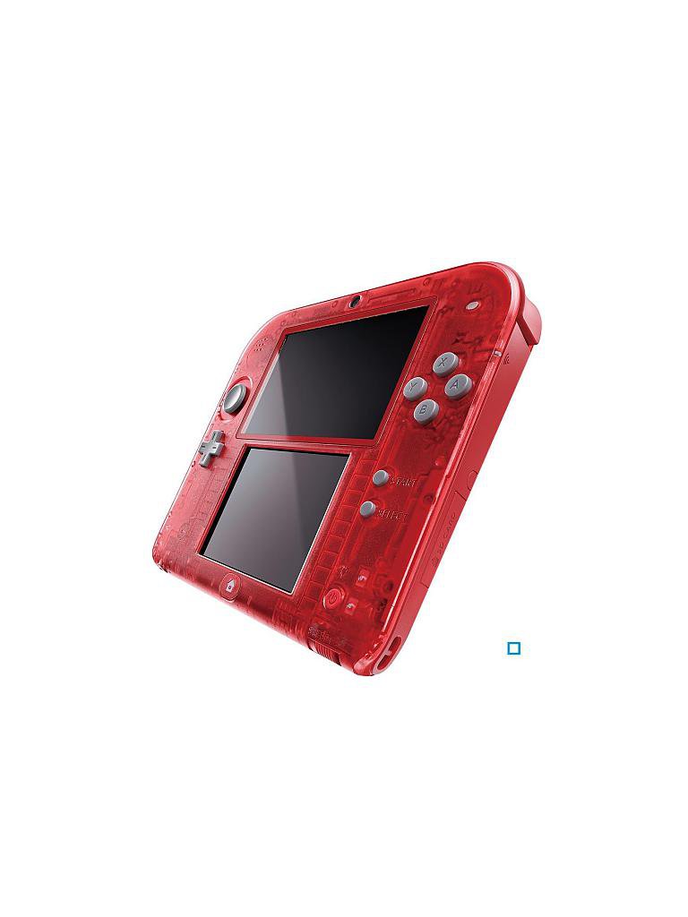 Nintendo 3DS 2DS Konsole inkl. Rubin Pokemon - transparent Omega