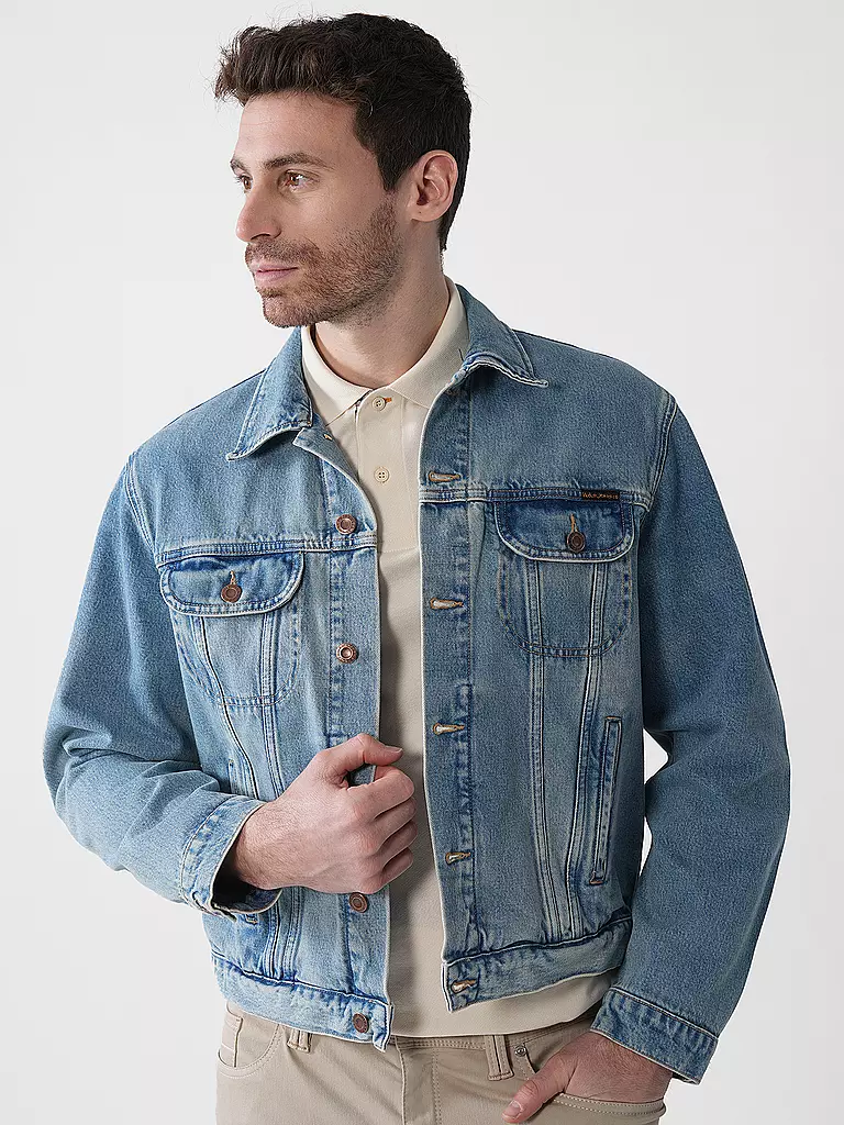 NUDIE JEANS | Jeansjacke DANNY DENIM JACKET | blau