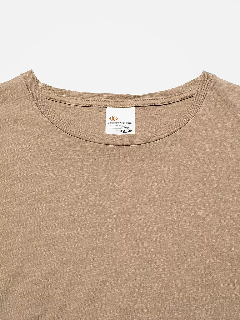 NUDIE JEANS | T-Shirt ROFFE | orange