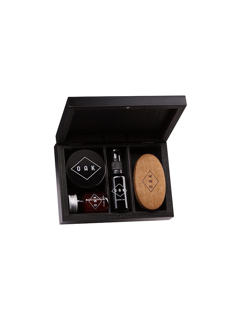 OAK | Bartpflege-Set - Beard Box 2x30ml/50ml/Brush | transparent