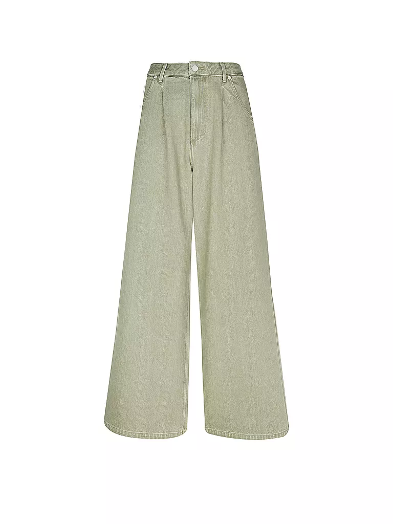 OFFICINE GENERALE | Jeans Wide Leg MOENA  | olive