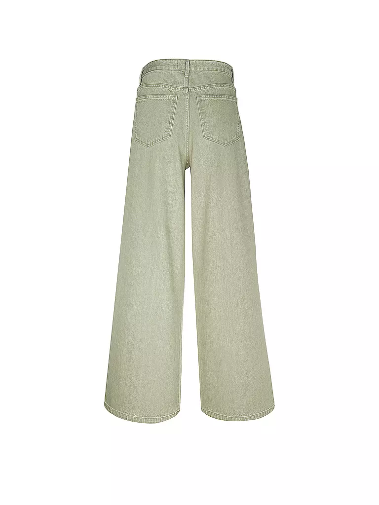 OFFICINE GENERALE | Jeans Wide Leg MOENA  | olive