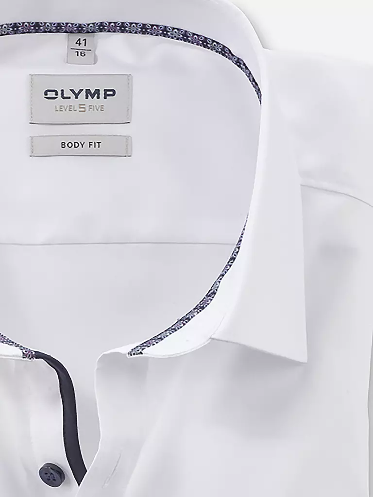 OLYMP LEVEL FIVE | Hemd Slim Fit  | weiss