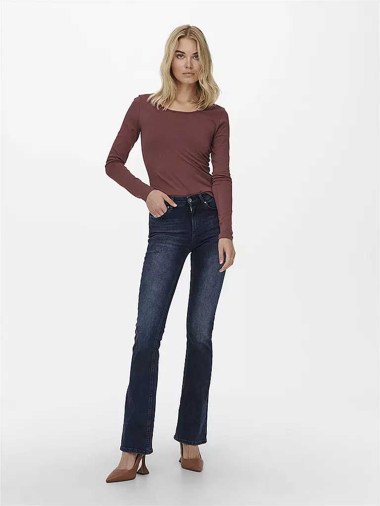 ONLY | Jeans Flared ONLBLUSH | dunkelblau