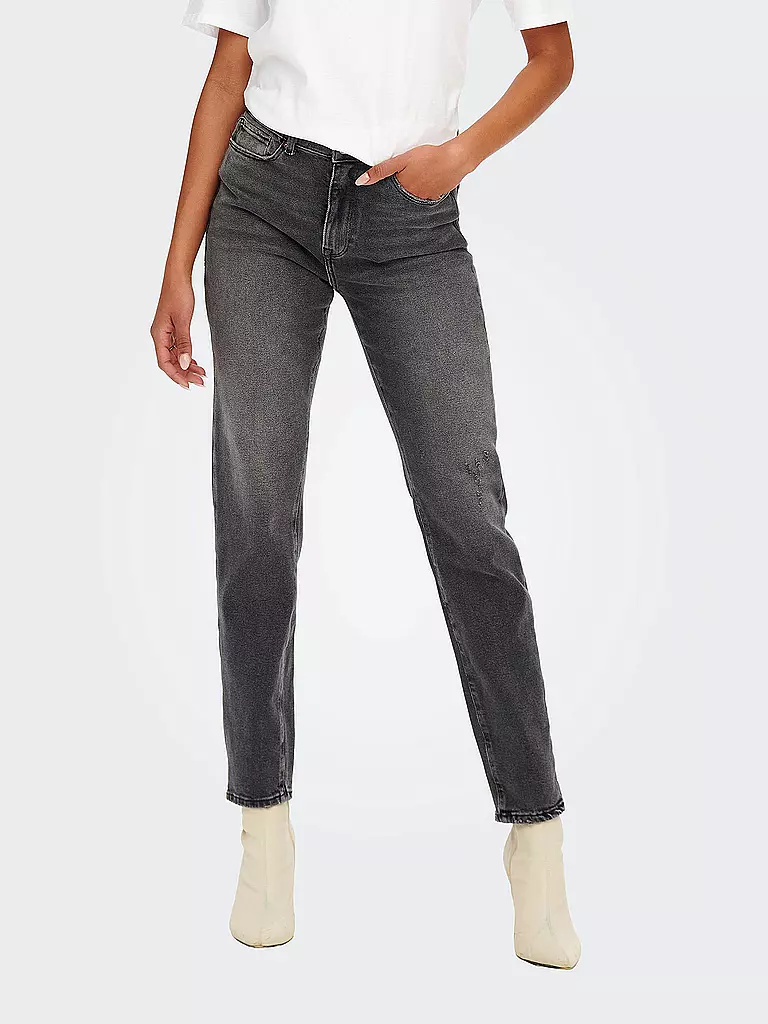 ONLY | Jeans Straight Fit ONLEMILY  7/8 | grau