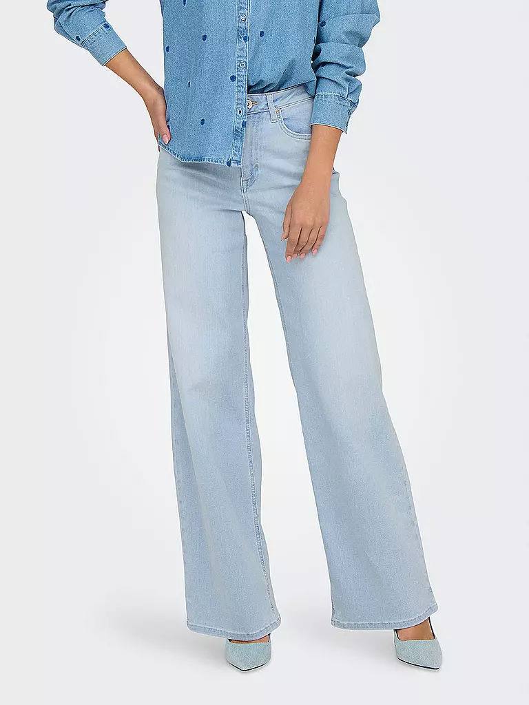 ONLY | Jeans Wide Leg Fit ONLMADISON BLUSH  | hellblau