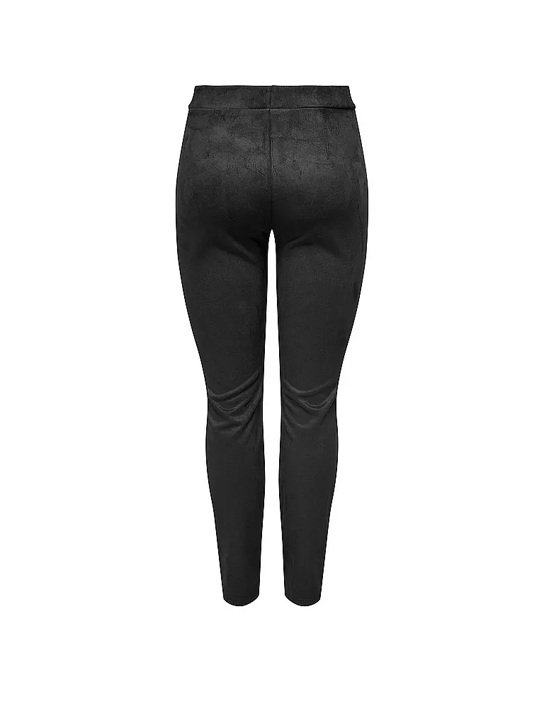 ONLY | Leggings in Lederoptik ONLANGALINE | schwarz