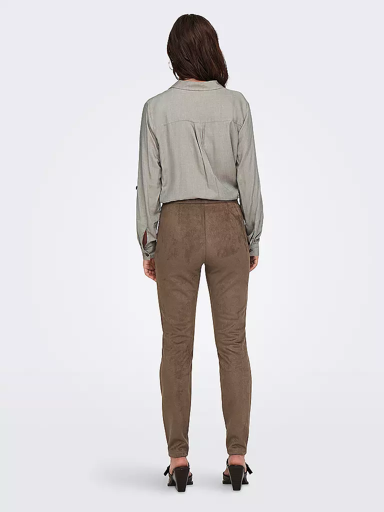 ONLY | Leggings in Lederoptik ONLANGALINE | camel