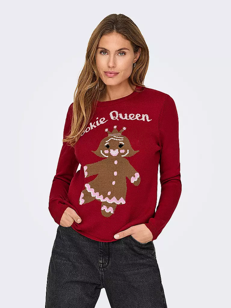 ONLY | Pullover  ONLXMAS GINGERBREAD | rot