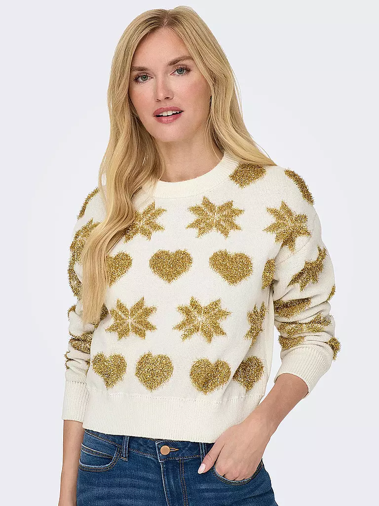 ONLY | Pullover ONLXMAS LOVE | creme